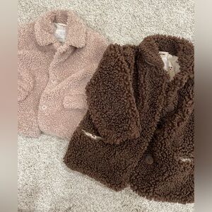 Zara teddy coats